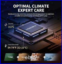 NEEDONE Electric Cigar Humidor 8L with Heating and Cooling Quiet Control Syst