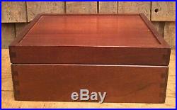 NICE Wooden Tobacco MJM Humidor Cigar Box With Content Thermometer Cases