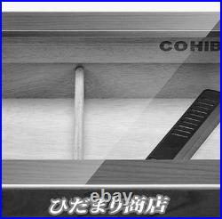 New Cigarette & Cigar Case Wood Humidor Transparent Storage Box Used