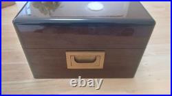New Davidoff Humidor Cigar Case brown No. 800 Acajou Nature Mahogany with box