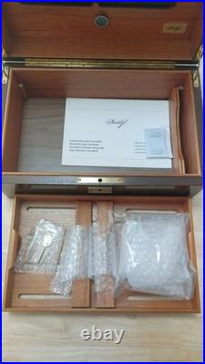New Davidoff Humidor Cigar Case brown No. 800 Acajou Nature Mahogany with box