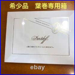 New Davidoff humidor Cigar Case brown white ROBUSTO GORDO with box