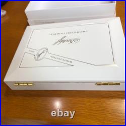 New Davidoff humidor Cigar Case brown white ROBUSTO GORDO with box