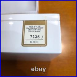 New Davidoff humidor Cigar Case brown white ROBUSTO GORDO with box