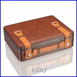 New Luxury Portable Cigar Box Portable Travel Cigar Humidor