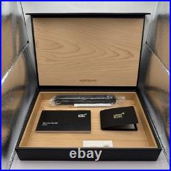 New Montblanc Sartorial Cigar Travel Humidor Cedar/Black Leather Case/Box 119298