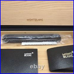 New Montblanc Sartorial Cigar Travel Humidor Cedar/Black Leather Case/Box 119298