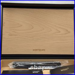 New Montblanc Sartorial Cigar Travel Humidor Cedar/Black Leather Case/Box 119298