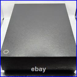 New Montblanc Sartorial Cigar Travel Humidor Cedar/Black Leather Case/Box 119298