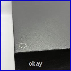 New Montblanc Sartorial Cigar Travel Humidor Cedar/Black Leather Case/Box 119298