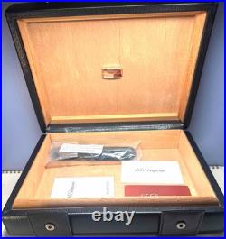 New S. T. Dupont Cigar Case humidor black without box