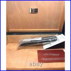 New S. T. Dupont Cigar Case humidor black without box