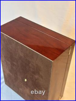 Ocaso Savoy Cigar Humidor 11.75x 9.5x 5 No Key Surface Scratches