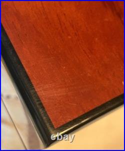 Ocaso Savoy Cigar Humidor 11.75x 9.5x 5 No Key Surface Scratches