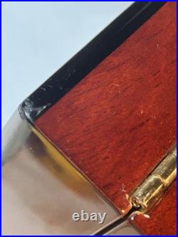 Ocaso Savoy Cigar Humidor 11.75x 9.5x 5 No Key Surface Scratches