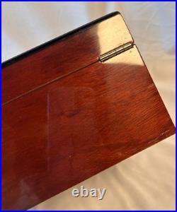 Ocaso Savoy Cigar Humidor 11.75x 9.5x 5 No Key Surface Scratches