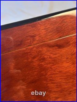 Ocaso Savoy Cigar Humidor 11.75x 9.5x 5 No Key Surface Scratches