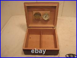 Old Cherry Wood-wooden Thompson Cigar Humidor Box