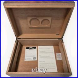Old Glory American Flag Medium Cigar Humidor Wood Box 25 To 50 Cigar Storage