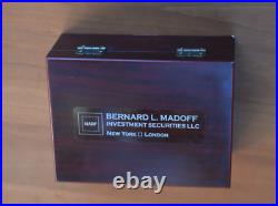 Original Bernard L. Madoff Wooden Cigar Humidor Box Original Bernard L. Madoff Wooden Cigar Humidor Box