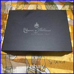 Original Cuervo y Sobrinos Watch Box Humidor Cigar Case Carbon Japan