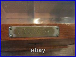 Outstanding English Cigar Box Humidor With Glass Lid No name