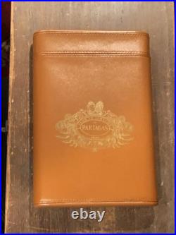 PARTAGAS LEATHER CIGAR HUMIDOR TRAVEL CASE EUROPEAN MARKET with Box