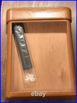 PARTAGAS LEATHER CIGAR HUMIDOR TRAVEL CASE EUROPEAN MARKET with Box