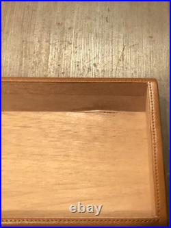 PARTAGAS LEATHER CIGAR HUMIDOR TRAVEL CASE EUROPEAN MARKET with Box