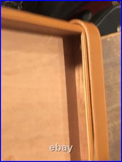 PARTAGAS LEATHER CIGAR HUMIDOR TRAVEL CASE EUROPEAN MARKET with Box