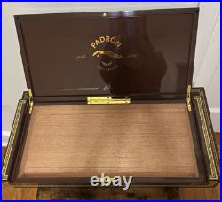 Padrón 60th Anniversary Empty Cigar Box Collector Display Case Humidor Style