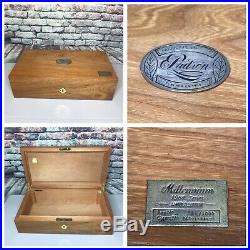Padron Millennium 1964 Series Hardwood Large Cigar Box Humidor Vintage Italy