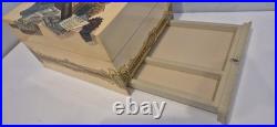 Paid In Full Brand Cigar Box Humidor Secret Hidden Draw Holds Cigars Jewelry