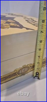 Paid In Full Brand Cigar Box Humidor Secret Hidden Draw Holds Cigars Jewelry