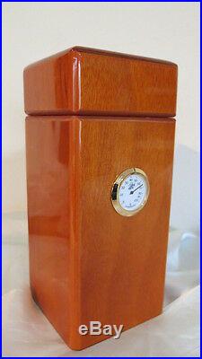 Park Lane Vertical Cedar High Gloss 16 Cigar Complete Box/Humidor Cedar/Walnut
