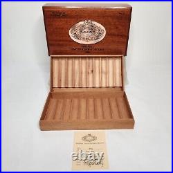 Partagas Limited Reserve Decadas 1996 EMPTY Wood Cigar Box With Trays