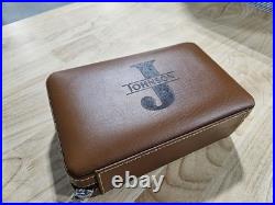 Personalized Travel Cigar Humidor Case with included accessories, Cigar Box Cas