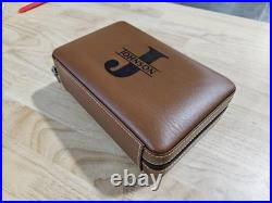 Personalized Travel Cigar Humidor Case with included accessories, Cigar Box Cas