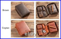 Personalized leather cigar case Travel humidor Cigar travel case Cigars holder Personalized leather cigar case Travel humidor Cigar travel case Cigars holder