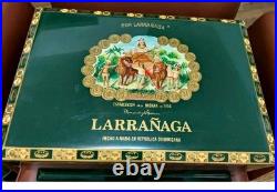 Por Larrañaga limited edition humidor chest, tobacco large green laqured