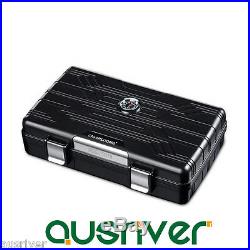 Portable 10Count Cigar Box Case Humidor Holder Xmas Men Gift Travel Hygrometer