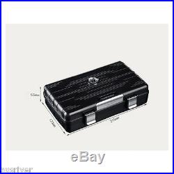 Portable 10Count Cigar Box Case Humidor Holder Xmas Men Gift Travel Hygrometer