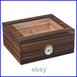 Portable Cigar Box Travel Cedar Wood Case Humidor Holder Women Men Gifts