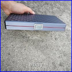 Portable Cigar Box Ultra-Thin Aluminum 5-piece Pack Travel Cigar Humidor