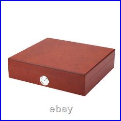 Portable Humidor Cigar Box Wooden Cigarette Container Storage Case (Brown) Portable Humidor Cigar Box Wooden Cigarette Container Storage Case (Brown)