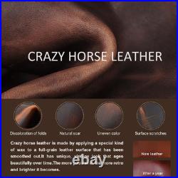 Premium Leather Cigar Case for 7 Cigars with Humidifier, Cutter & Lighter