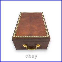 Premium Wood Cigar Humidor with Lock & Key NewithUnused Unbranded