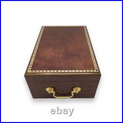 Premium Wood Cigar Humidor with Lock & Key NewithUnused Unbranded
