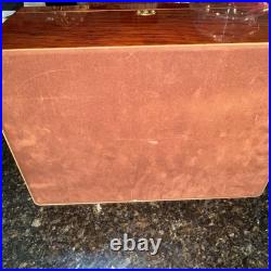 Prestige Import Group 150 Capacity Stetson Inlay Design Wood Cigar Humidor Box