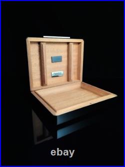 Prometheus Black Lacquer Travel Humidor with Case in the original box Prometheus Black Lacquer Travel Humidor with Case in the original box
